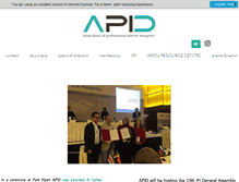 Tablet Screenshot of apid.ae